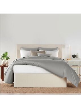 New in Packaging Standard Textile Circa Bed Wrap Queen Ivory